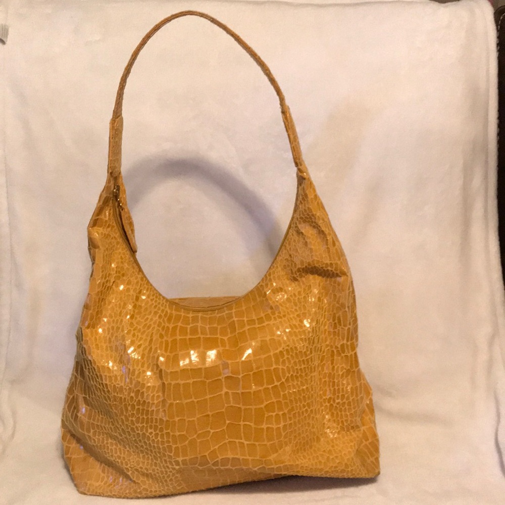 CHI by Carlos Falchi Hobo🍁FALL MUSTARD Color🍂
